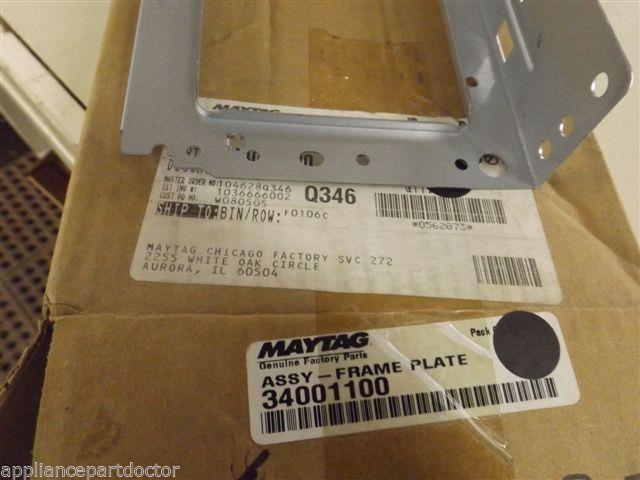 Maytag Washer 34001100 Assy-frame Plate NEW IN BOX Maytag Washer 34001100 Assy-frame Plate NEW IN BOX